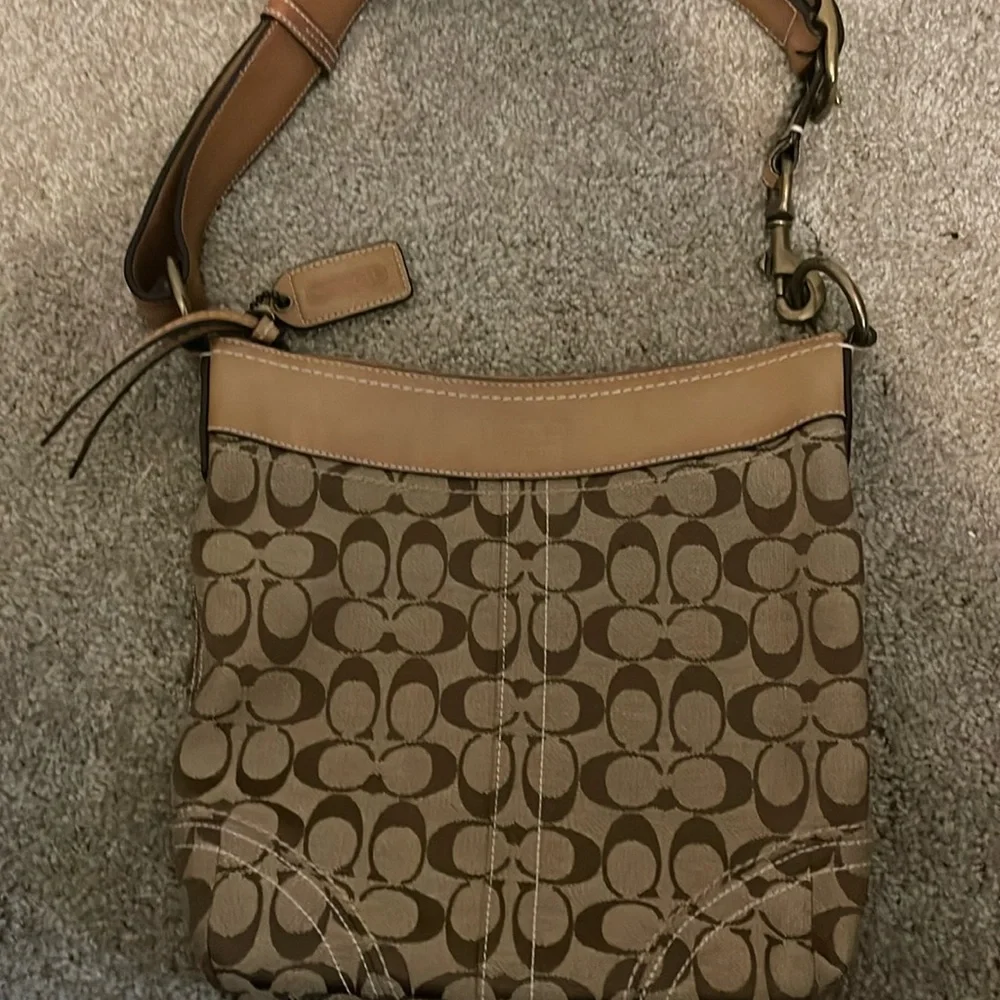 Coach Monogram Handbag - Picture 4 of 15